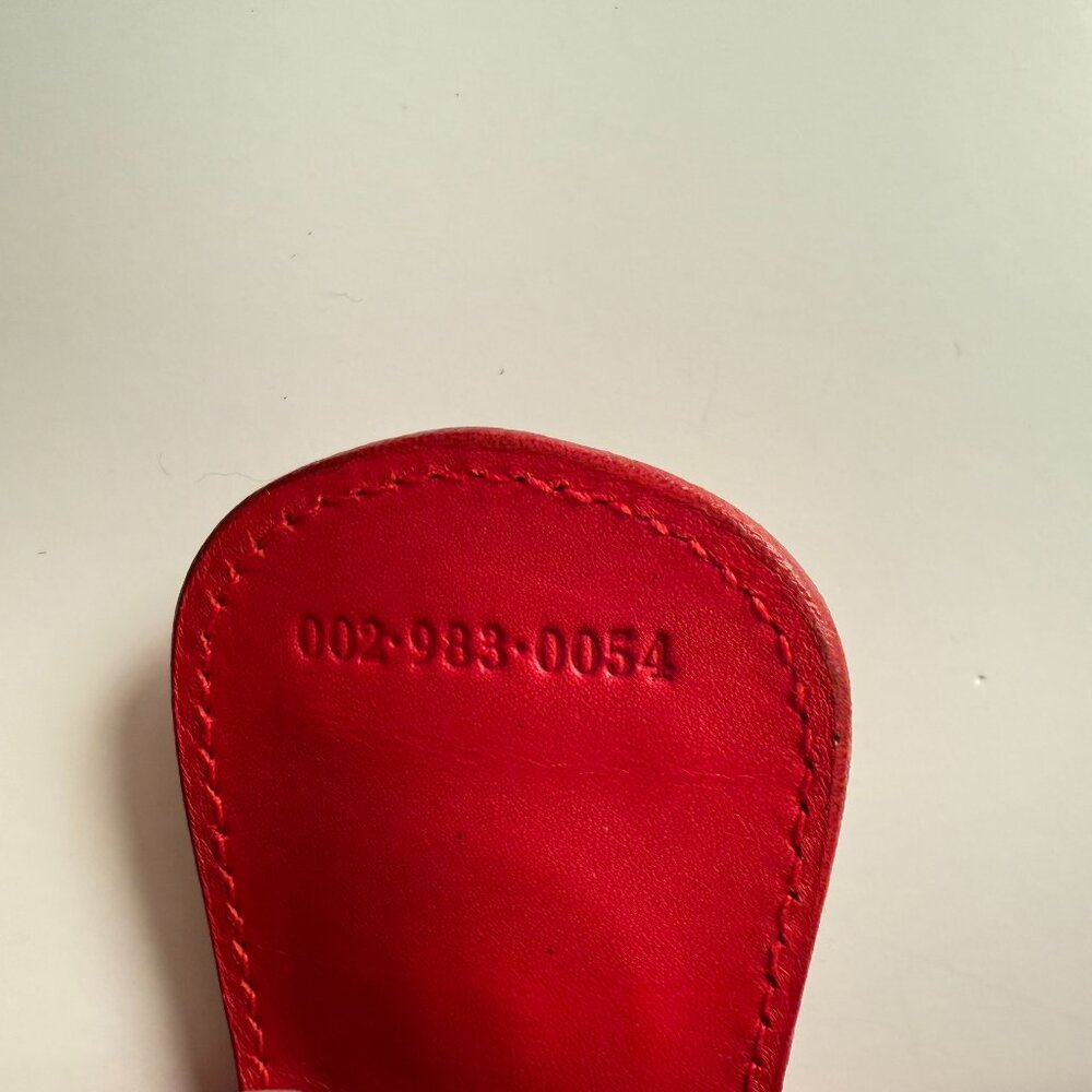 Vintage Cherry Red Gucci Tote Bag "Gucci Signature Guccisima"  80's - Picture 7 of 9